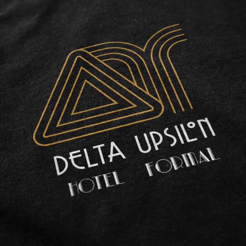 T-shirt design for DU's formal at the Cornhusker Hotel
